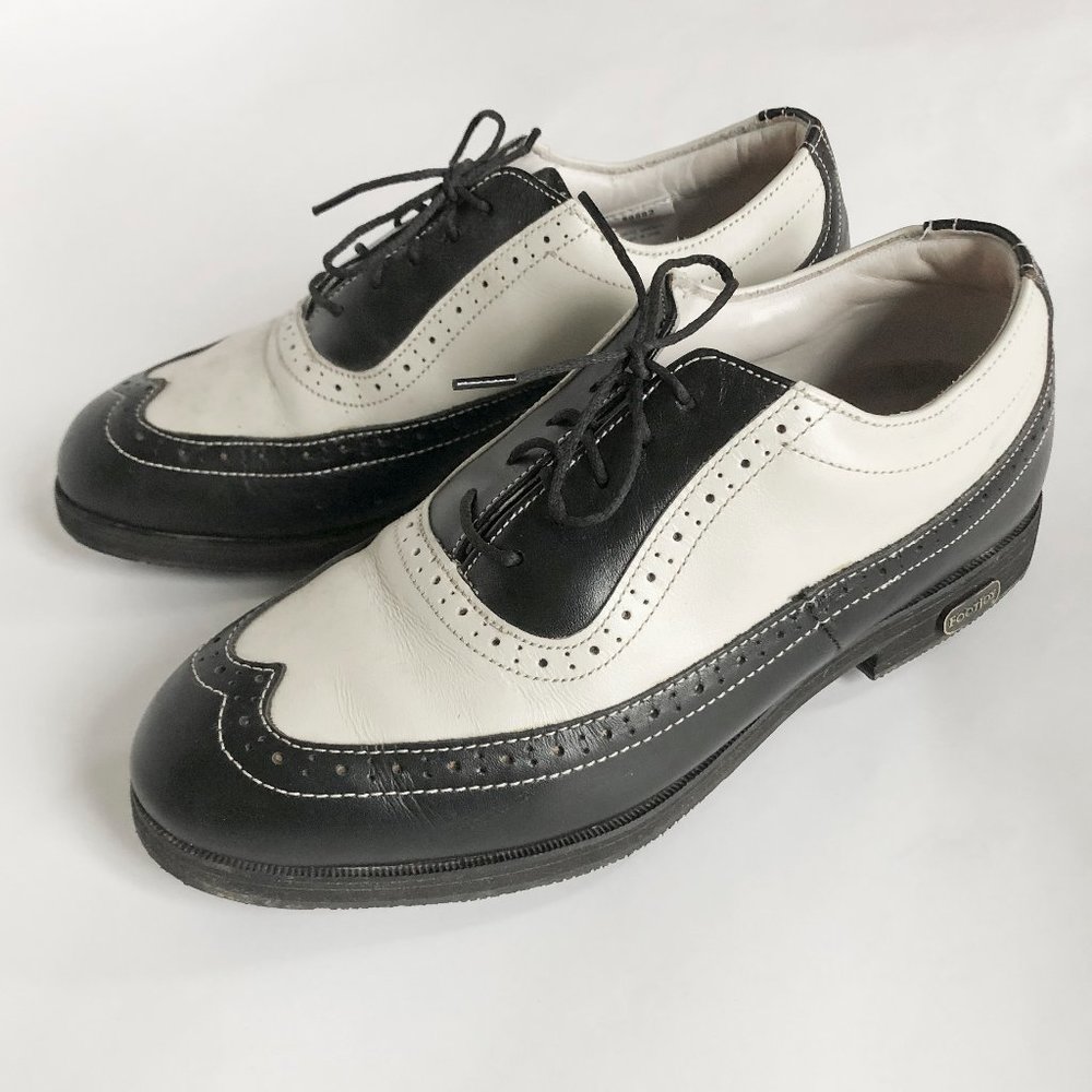 Footjoy Black Wingtip Golf Shoes Women’s 6M